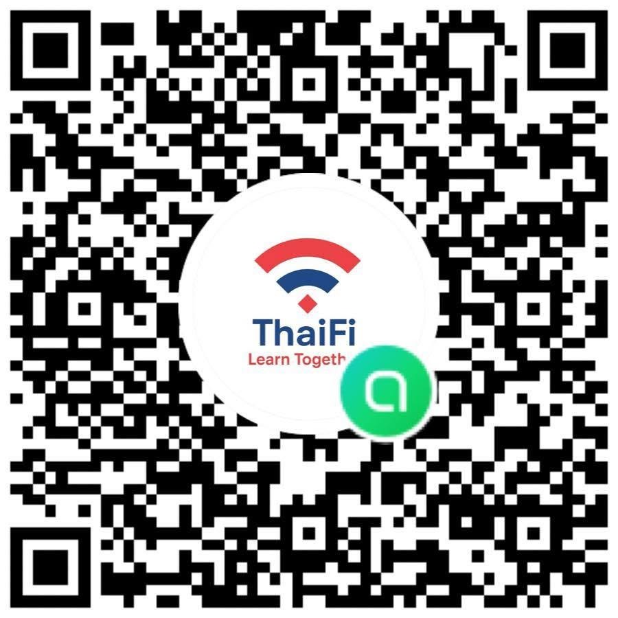 QR code เข้าร่วม LINE OpenChat ของชุมชน ThaiFi